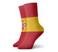 874 Work Socks, Spain Flag Socks Nonslip Athletic Socks Breathable Sports Socks For Hiking Camping Work 40cm