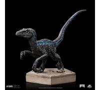 87401 JW ICONS VELOCIRAPTOR BLUE Statue