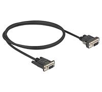 87837 cable D-sub 9pin female, DC 5.5/2.1 socket, both sides DELOCK