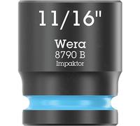 Wera 05005521001 8790 B Impaktor 11/16", Socket wrench insert with 3/8" drive