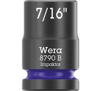 Wera 05005517001 8790 B Impaktor 7/16", Socket wrench insert with 3/8" drive