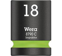 Wera 05004575001 8790 C Impaktor socket with 1/2" drive, 18 x 38 mm