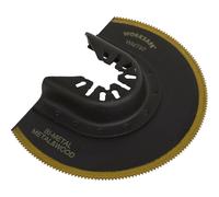 87mm Bi-Metal Multi-Tool Blade - Titanium Coated - Cuts Through Wood & Metal