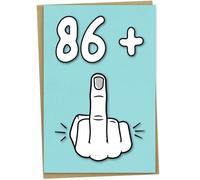 87th Birthday Card, 86 + 1, Funny Birthday Card for 87 Year Old Women or Men, A5
