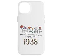 87th Birthday Making The World A Better Place Since 1938 Case for iPhone 14 Plus