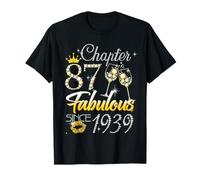 87th Birthday Queen Chapter 87 Fabulous Since 1939 Women T-Shirt