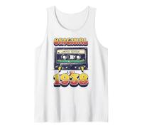 87th Birthday Retro Vintage 1938 Men Women Tank Top