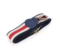 88~134cm Bag Strap Leather Crossbody Handbag Shoulder Non-Slip Adjustable Belt Replacement Bag Purse Luggage DIY Accessory(Dark Blue Red)