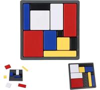 88 Challenges 4 Difficulty Levels Logic Puzzles - Logic Puzzle Brain Teaser Game for Kids & Adults, Single Player Mind Challenge Toys, Portable Educational Thinking Game (1 Pcs)