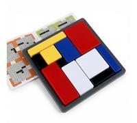 88 Challenges 4 Difficulty Levels Logic Puzzles,Portable Brain Teaser & Logic Puzzle Game,Compact Travel Puzzle for Adults & Kids, Perfect for Commute, Office & Gifts