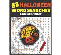 88 Halloween Word Searches Large Print: 88 Large Print Word Search Puzzles for Adults and Teens