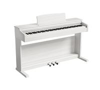 88 Key Electric Piano Hammer Action Keyboard Home Upright Digital Pianos Electronic Piano For Professional Adult With 3 Pedals Support USB-MIDI(White)