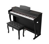 88 Key Electric Piano Hammer Action Keyboard Home Upright Digital Pianos Electronic Piano For Professional Adult With 3 Pedals Support USB-MIDI(Black)