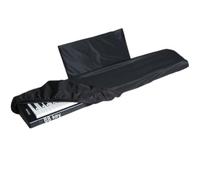 88 Key Electronic Keyboard Cover Dust Protector for Digital Piano - Waterproof Anti-Dust Cloth Case with Velvet Lining - Fit 123cm x 45cm Black