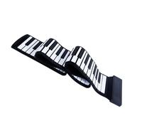 88-key Electronic Piano Portable Thickened Keyboard Silicone Hand-rolled Piano Instrument Keyboard Piano for Beginner