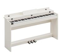 88 Key Full Size Weighted Hammer Action Digital Piano, Electric Keyboard with Triple Pedal & Dust Cover, Electric Piano for Beginners, Kids, Adults (White, 88 Key Full Size Digital Piano)