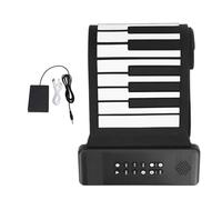 88 Key Hand Roll Piano 128 Tones USB MIDI Portable Folding Piano for Beginners
