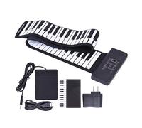 88-key Hand-rolled Piano Thickened Silicone Built-in Folding Electronic Keyboard For Adults