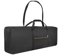 88 Key Keyboard Case 54x13x7 Inch Oxford Cloth Keyboard Carrying Case with Handle & Shoulder Strap Zipper Closure Waterproof Multi-Pocket Piano Bag