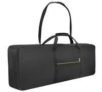 88 Key Keyboard Case 54x13x7 Inch Oxford Cloth Keyboard Carrying Case with Handle & Shoulder Strap Zipper Closure Waterproof Multi-Pocket Piano Bag Carrying