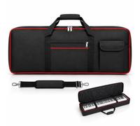 88 Key Keyboard Case for Alesis Concert 2019-2023 2024 2025 2026+ | 6mm padding | 600D Oxford outer | 2 front pockets | reinforced handles | adjustable shoulder strap and two-way metal zippers