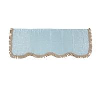 88 Key Piano Half Covered Dust Cover,Golden Velvet Piano Cover Electronic Keyboard Cover for 88 Key Piano (Blue)