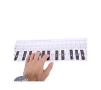 88-Key Piano Keyboard Practice Paper Comparison Table Standard 1:1 Portable Piano Fingering Practice Comparison Chart
