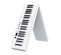 88 Key Piano Keyboard Semi Weighted Electronic Digital Piano With Music Stand, Power Supply, Sustain Pedal, Bluetooth, MIDI For Beginner(White)