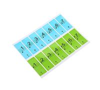 88 Key Piano Keyboard Stickers, Easy to Install and Remove Clearly, Note and Stave Integrated, Suitable for White Keys, Good Companion for Quick Learning Piano or Keyboards with