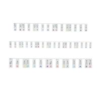 88 Key Piano Keyboard Stickers, Removable Silicone Note Labels for Piano Beginners, Music Keyboard Guide for Easy Learning and Practice, No Need for Additional Stickers, Reusable, Easy to Use
