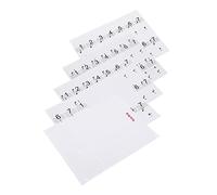 88 Key Piano Keyboard Stickers, Removable White Keys Labels, 2 in 1 Musical Notation, Easy Install, Learn Quickly (Transparent)