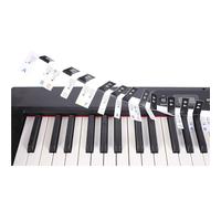 88-Key Piano Keyboard Stickers Universals Piano Notes Guide Labels Electronic Piano Key Labels Adhesive Stickers