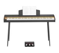 88 Key Piano Keyboard with adjustable light, Full-Size Digital Piano 3-Pedal Unit, Built-In Speakers & USB/MIDI Connecting, Portable Electric Piano for Kids & Adults (88 Key Piano Keyboard Black)