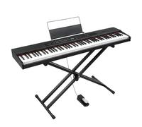 88 Key Semi-Weighted Keyboards Digital Piano with Metal Stand, MIDI Bluetooth, Triple Pedals, Headphone and Other accessories for Beginners