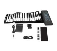 88-key silicone hand-rolled piano portable foldable adult professional electronic piano