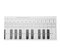 88 Keys Note Chart, Musical Instruments Accessories Background Transparent Piano Note Chart for Beginners for Students
