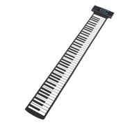 88 Keys Roll Up Piano, Flexible Roll Up Piano with LED Display Portable Hand Keyboard for Music Editing Teaching (GB Plug