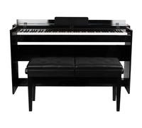 88 Keys Upright Piano Digital Electronic Piano Weighted Keyboard Instrument With Piano Bench Portable Electronic Keyboards