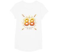 88 Never Looked So Good Birthday Gift Celebration T-Shirt, Girls, White, Small