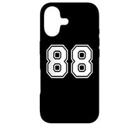 88 Number Eighty-Eight Team Sports Graphic Matching Varsity Case for iPhone 17