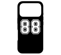 88 Number Eighty-Eight Team Sports Graphic Matching Varsity Case for iPhone 17 Pro
