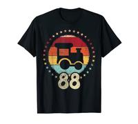 88 Train Retro Vintage Bday 88th Theme Birthday Party T-Shirt