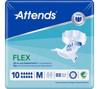 88 x Attends Flex 10 | Medium | Adult Unisex Incontinence Flex | 4 Packs of 22