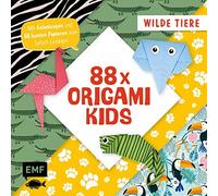 88 x Origami Kids – Wild Animals: With Instructions & 88 Colored Papers