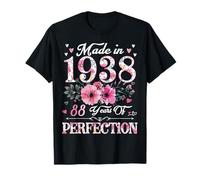 88 Year Old in 1938 Floral 88th Birthday Gifts for Women T-Shirt