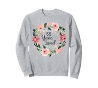 88 Years Loved Women Men 88 Years Old 88th Birthday Sweatshirt