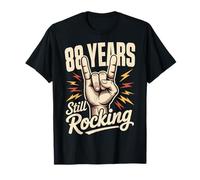 88 Years Still Rocking 88th Birthday Funny 88 Birthday T-Shirt