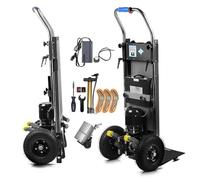 880lbs Electric Stair Climbing Hand Trucks Dolly, Removable Battery Load Capacity, with Rubber Tracks for Moving Heavy Duty Stair Climber, Cart for Moving Heavy Objects,002