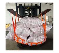 881-8818 LBS Load Capacity Climbing Cargo Net, 3.3-13' Square Cargo Lifting Nets Straps Bag, Construction Site Polyester Hoisting Net with Slings for Loading(1m-1322.8lbs-10cm)