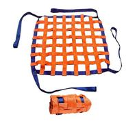 881-8818 LBS Square Heavy-Duty Securing Webbing Net, Pallet Cargo Lifting Net Straps, Hanging Net for Cargo Lifting in Port Docks Logistics Ship & Machinery(3.5m-4409lbs-15cm)